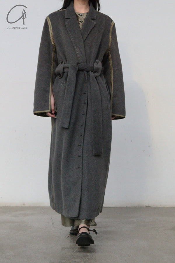 MUTEDANCE cashmere long coat MD23FW84 PM108